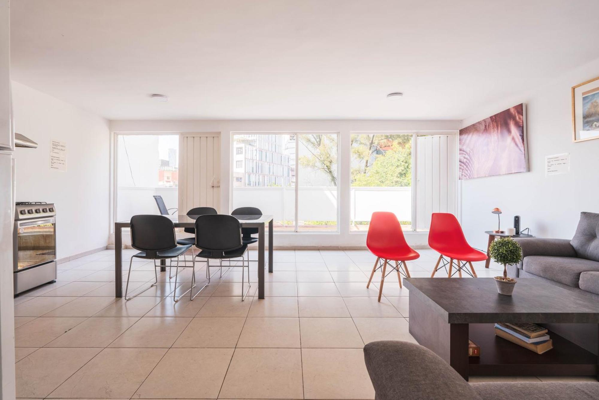 Habitacion Privada En Coliving, Super Ubicacion 멕시코 시 외부 사진